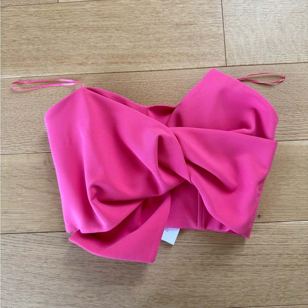 Dynamite Pink Crop Top